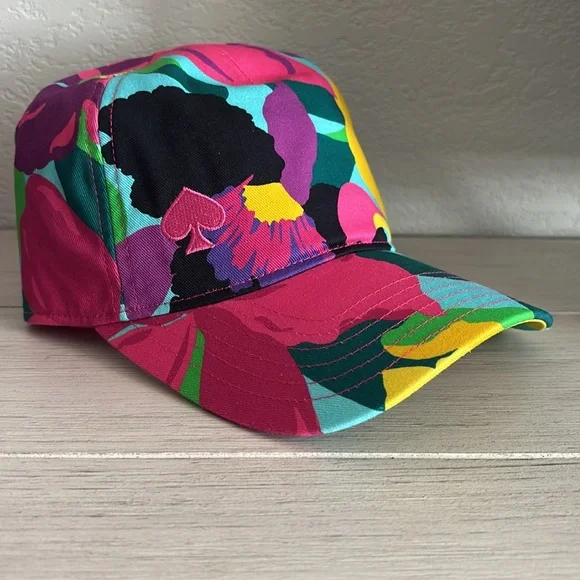 Kate Spade Floral Cap - Multicolor Kate Spade Floral Baseball Cap, One Size main image 4
